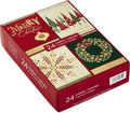 Image Arts Christmas Boxed Cards Assortment, Elegant Icons (4 Designs, 24 Cards with Envelopes)