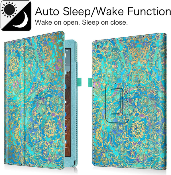 Fintie Folio Case for Amazon Fire HD 10 Tablet (Compatible with 7Th and 9Th Generations, 2017 and 2019 Releases) - Premium PU Leather Slim Fit