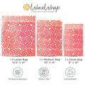 Waxwrap Beeswax Wraps for Food, Organic Cotton Food Bags - Sustainable Plastic Bag Alternative, Reusable Snack Bags, Bees Wax Wraps Reusable Food