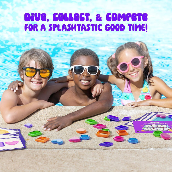 Dan&Darci Pool Gem Hunt Diving Game for Kids - Pools Toys for Kid Ages 6 7 8 9 10 11 12 Year Old - Water Games Swimming Dive Toy - Gifts for