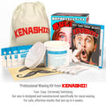 KENASHII Nose Wax Kit | 100 G Wax, 24 Applicators | Hair Removal Kit for Men and Women | Includes Balm Wipes and Mustache Guards | Lasts up to 5 Weeks