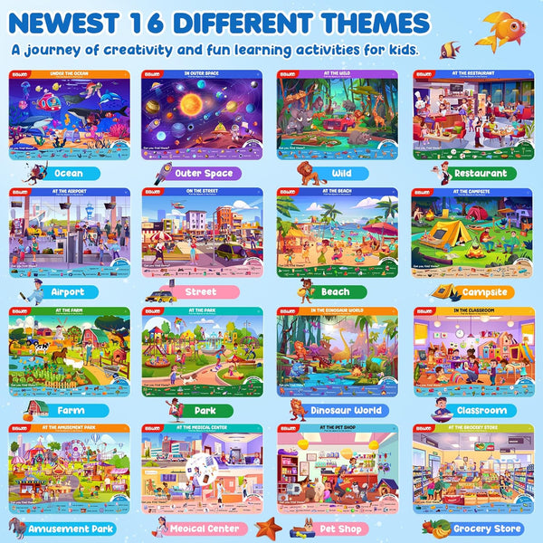 Search and Find Activity Books for Kids Ages 3-5, Toddler Travel Games Toys for Car Airplane, Road Trip Activities for Kids Games 4-8, Preschool