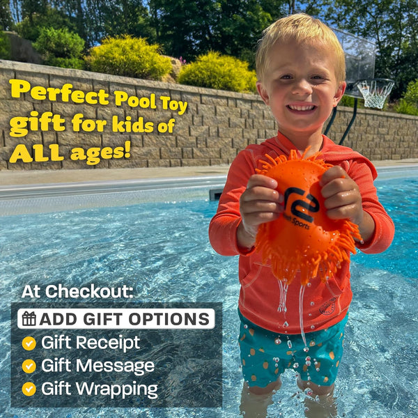 Water Flying Discs for Kids: Soft Sports Disc 2 Pack - Soaks the Target on Impact - Best Swimming Pool Toys & Beach Water Toys - Fun Toy Outdoor