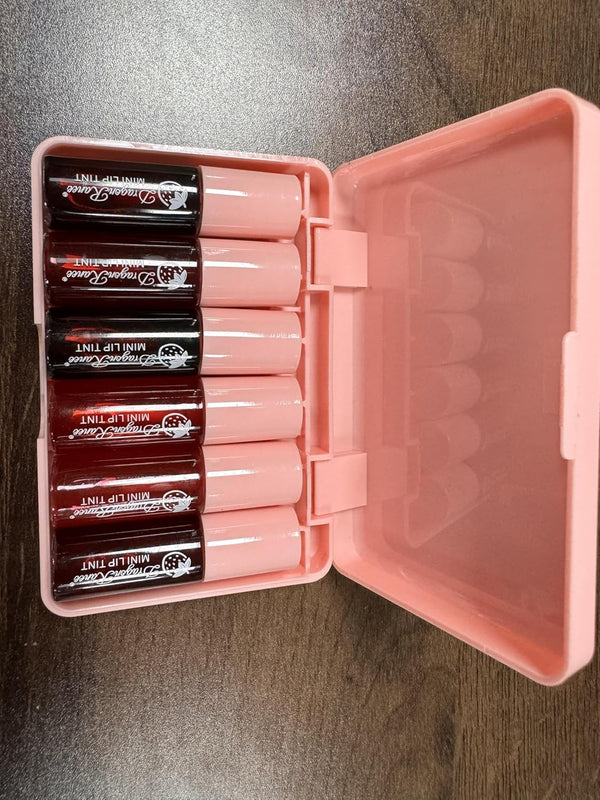 Eakroo 6 Colors Lip Tint Stain Mini Liquid Lipstick, Lip Gloss for Women, Lip Oil Stain, Lip Stain Long Lasting Waterproof, Lip Makeup, Korean