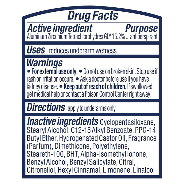 Degree Original Antiperspirant Deodorant Shower Clean 48-Hour Sweat & Odor Protection Antiperspirant for Women 2.6 Oz