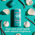 TomâS of Maine Rose Vanilla Aluminum Free Natural Deodorant for Women & Men | Goes on Clear | Odor & Wetness Protection | Naturally Derived and