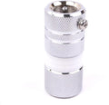 CB Antenna Connector Adapter 3/8 X 24 Threaded Antenna Mount to UHF PL-259 (SO239 Mount)