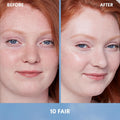 Covergirl Simply Ageless Skin Perfector Essence Foundation, 10 Fair, Tinted Skincare Makeup Hybrid, Sheer Tint, Radiant Finish, Glowy Finish,