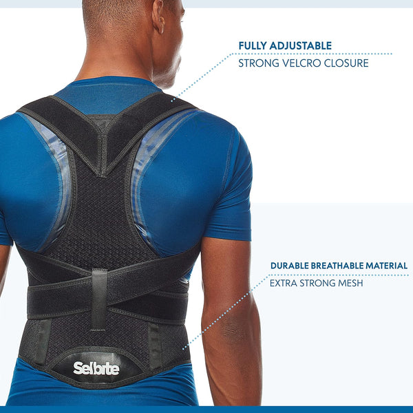 Back Brace Posture Corrector for Men and Women - Adjustable Posture Brace for Upper and Lower Back Pain Relief - Muscle Memory Support