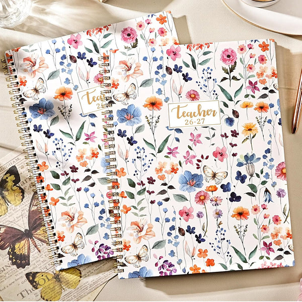 2025-2026 Planner - Academic Planner 2025-2026, July 2025 - June 2026, Weekly & Monthly Planner, 6.4" X 8.5", Colorful Tabs, Back Pocket,