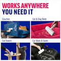 Chom Chom Roller Pet Hair Remover and Reusable Lint Roller - Chomchom Cat and Dog Hair Remover for Furniture, Couch, Carpet, Clothing and Bedding