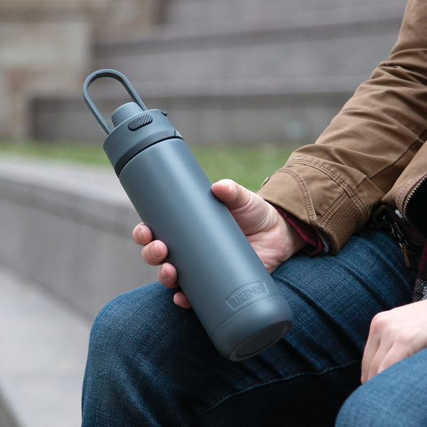 THERMOS, ALTA Series, Stainless Steel Hydration Bottle, 24 Ounce, Slate