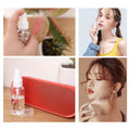 4 Pack Spray Bottles 1Oz Clear Plastic Empty Refillable Mini Spritzer for Travel, Cleaning, Gardening, Skin Care Atomizer for Essential Oils, Perfume