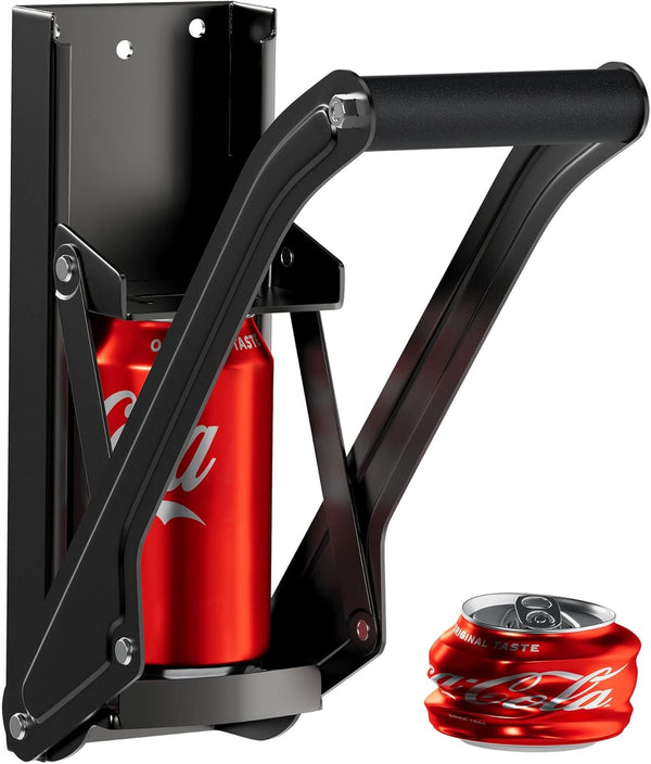 Can Crushers for Recycling - 16 Oz Heavy Duty Aluminum Can Crusher Wall Mounted - Soda and Beer Can Smasher for Recycling with Bottle Opener - for