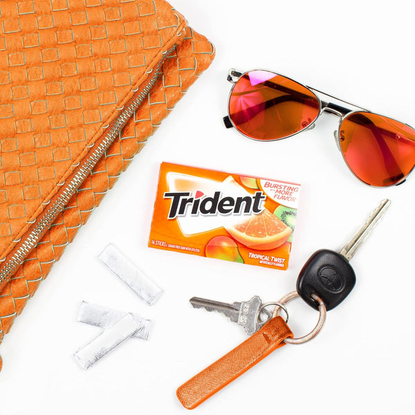 Trident Bubblegum Sugar Free Gum, 12 Packs of 14 Pieces (168 Total Pieces)