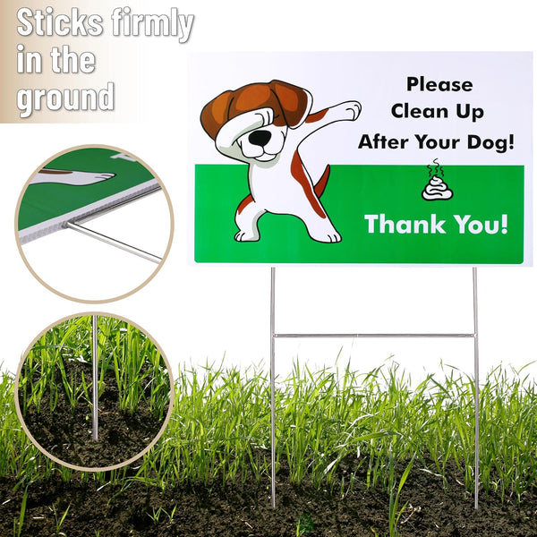 Mr. Pen- Yard Signs, No Pooping Dog Signs for Yard, Pick up Your Dog Poop Signs, Dog Poop Sign, No Poop Dog Signs for Yard, Clean up after Your