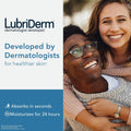 Lubriderm Daily Moisture Body Lotion for Sensitive, Dry Skin, Enriched with Vitamin B5, Dye and Lanolin Free, Unscented and Non-Greasy, 16 Fl. Oz