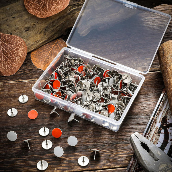 Epakh 200 Pack Reflective Tacks Trail Marking Tacks Reflective Trail Markers Hunting Reflector Mark Trail for Hunting Hiking Camping Tree