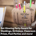 Partysticks Glow Sticks Party Supplies 100Pk - 8 Inch Glow in the Dark Light up Sticks Party Favors, Glow Decorations, Neon Party Glow Necklaces