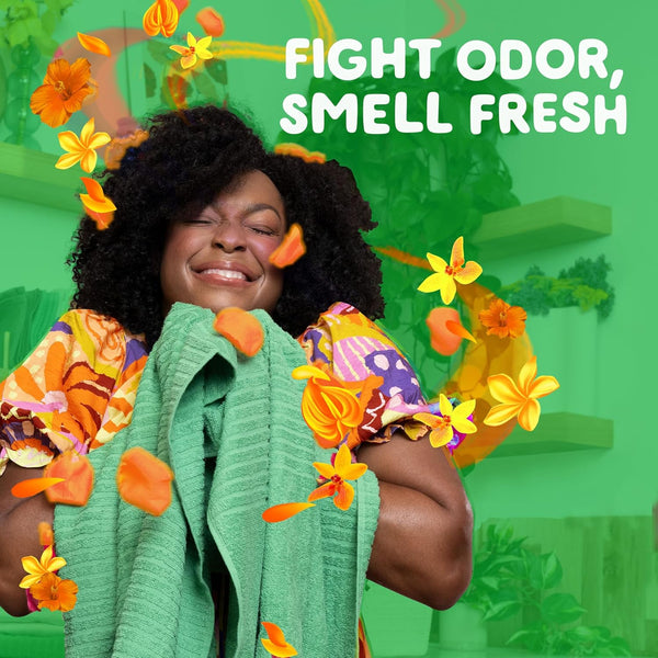 Gain + Aroma Boost Liquid Laundry Detergent, Island Fresh Scent, 107 Loads, 154 Fl Oz, HE Compatible