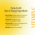 Derma E Vitamin C Weightless Moisturizer SPF 45 â Skin Brightening Face Cream with Mineral UVA/UVB Sunscreen â Hydrating Facial Moisturizer for