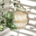 Ecotools Green 2-In-1 Ecopouf, Dual-Sided Shower Loofah Exfoliates & Cleanses Skin, Made of Recycled Netting, Removes Dead Skin, Eco-Friendly Bath