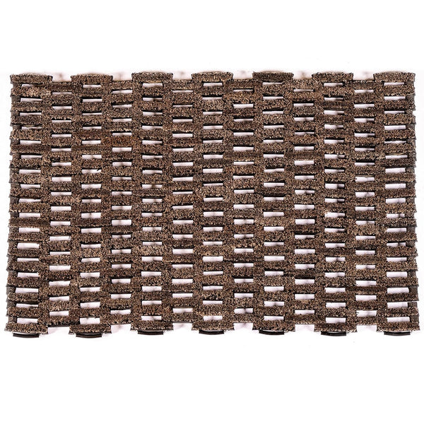 Durable Corporation-400S2030 Dura-Rug Recycled Fabric Tire-Link Outdoor Entrance Mat, 20" X 30