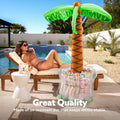 JOYIN 60" Inflatable Palm Tree Cooler, Beach Theme Decor, Pool Party Decorations, Luau Hawaiian Birthday Party Supplies, Ocean Jungle Tropical