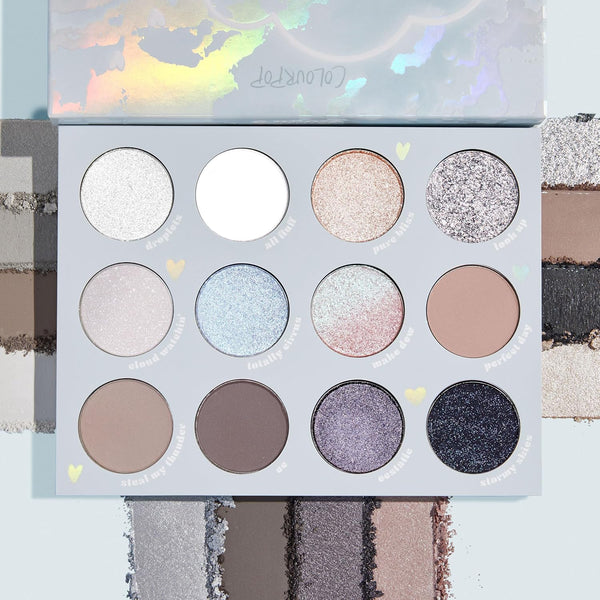 Colourpop Eyeshadow Palette - Eye Makeup Palette with Matte, Metallic, Matte Sparkle & Glitter Finishes - High-Pigment Eye Makeup with a