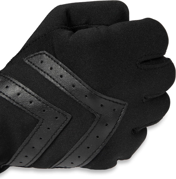 Isotoner Women'S Spandex Shortie Touchscreen Gloves - Waterproof Winter Gloves - Chic Chevron Design - Ideal for Driving and Daily Use,