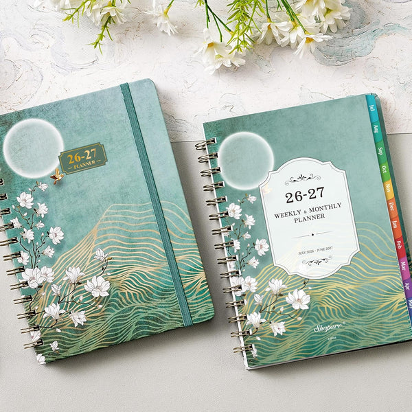 Planner 2025-2026 - JUL 2025 - JUN 2026, Academic Planner 2025-2026, Weekly and Monthly, Calendar 2026 with Premium Paper, Twin-Wire Binding -