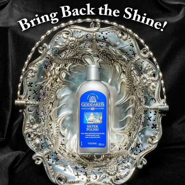 Goddard'S Silver Polish for Sterling Silver and Silver Plate, Liquid Cleaner and Polish for Silver Jewelry, Silverware, and Antiques - All-In-One