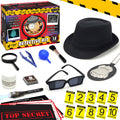 Spy Kit for Kids Detective Fingerprint Toys for 6 7 8 9 10 11 12 Year Old Boys Girls Secret Agent Investigation Science Set
