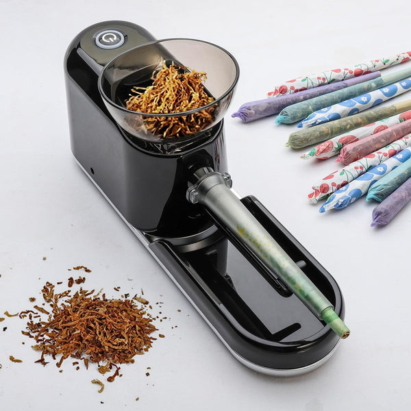 Free Boy Electric Cones Rolling Machine Automatic Cone Loader Minin Portable Pre Rolled Cones Filling Maker,1 Stirring Rod, 1 Brush(King Size,