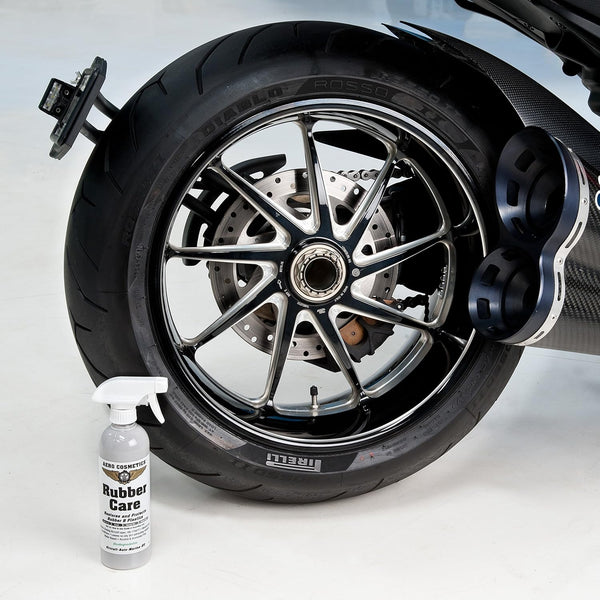 Aero Cosmetics Ceramic Tire Dressing Protector, No Tire Shine, No Dirt or Brake Dust Attracting Residue 16 Fl. Oz (2-Pack) Satin/Matte Finish
