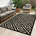 Outdoor Rug for Patio - Waterproof Plastic Straw Camping Rugs 4X6 Ft, Reversible Outdoor Indoor RV Mat Carpet for Patio, Porch, Deck, Balcony,