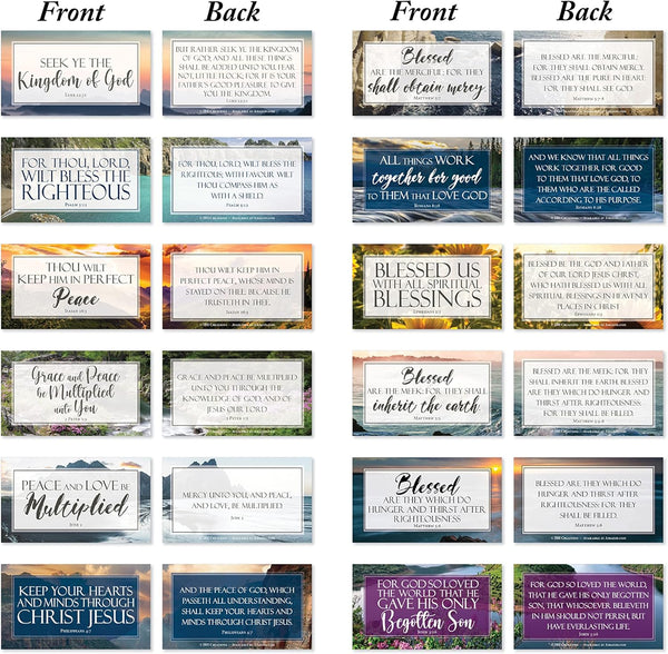 JBH Creations Share a Blessing Bible Verse Cards with Full Scripture - Pack of 48