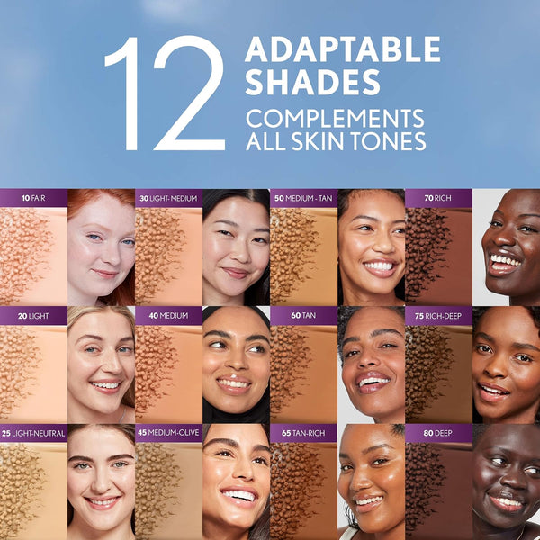 Covergirl Simply Ageless Skin Perfector Essence Foundation, 10 Fair, Tinted Skincare Makeup Hybrid, Sheer Tint, Radiant Finish, Glowy Finish,
