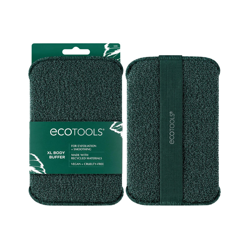 Ecotools XL Body Buffer, Exfoliating Body Scrubber, Large Sponge for Whole Body Cleansing, Quickly Remove Dry Skin, Eco-Friendly Bath Accessory