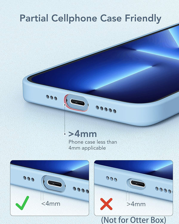 charmast Small Portable Charger for iPhone, Ultra-Compact 20W PD Fast Charging Power Bank 5000mAh, Mini Battery Pack for iPhone 14/14 Pro