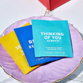 Thoughtfully Gourmet, Sending Positive Vibes Tea Gift Set, Tea Sampler Includes 6 Flavors of Tea with Uplifting Quotes, Great Get Well Gifts, Set