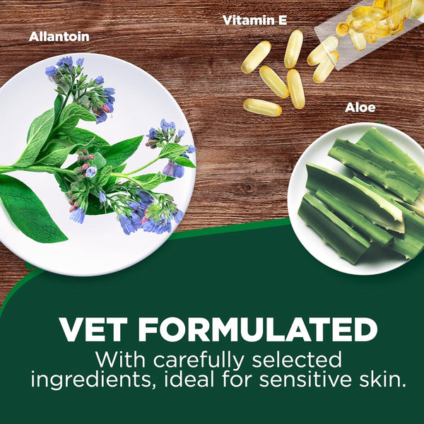 Vet'S Best Hypo-Allergenic Shampoo for Dogs | Dog Shampoo for Sensitive Skin | Relieves Discomfort from Dry, Itchy Skin | Cleans, Moisturizes, and
