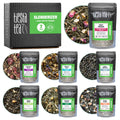 Tiesta Tea - 7 Green Teas Dry Flight Sampler | Loose Leaf | Medium Caffeine Hot & Iced Tea | Premium Green Tea Blends | 7 Resealable Sample Pouches