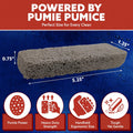 PUMIE Scouring Stick, Heavy Duty Extra Strong Pumice Cleaning Bar, Perfect Pumice Stone for Cleaning Tough Toilet Rings, Bathroom & Kitchen Stains