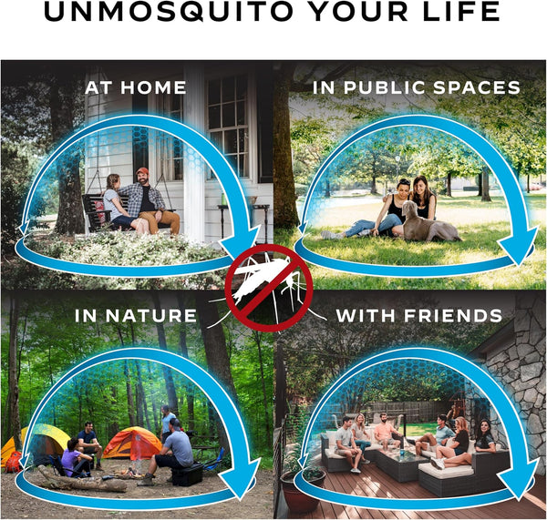 Thermacell Mosquito Repeller Patio Shield; Includes 12-Hour Refill; 15 Foot Zone of Protection; Highly Effective Mosquito Repellent for Patio; Bug