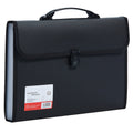 Legal Size 13 Pocket Accordian File Organizer Expanding File Folder for FC A4 Paper, Briefcase File Case with Durable Handle & Buckle Closure for