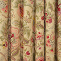 Waverly Imperial Dress Jacobean Floral Rod Pocket Back Tab Curtains for Windows in Bedroom, Kitchen, or Living Room, Single Panel, 42" X 84",