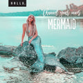 Hallu Mermaid Shower Bomb, Sea Salt Citrus Scent Shower Steamer, 80 G Each, 8 Packs of 2 (16 Total)