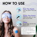 Klova Sleep Support Patches with Ashwagandha, L-Theanine, Hops, Melatonin, Valerian, GABA and Other Natural Ingredients: for Falling Asleep