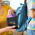 Power Your Fun Cubik LED Flashing Cube Memory Game - Electronic Handheld Game, 5 Brain Memory Games for Kids STEM Sensory Toys Brain Play Puzzle